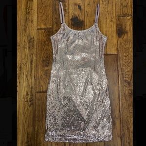 Forever 21 | Sequin Metallic Mini Dress